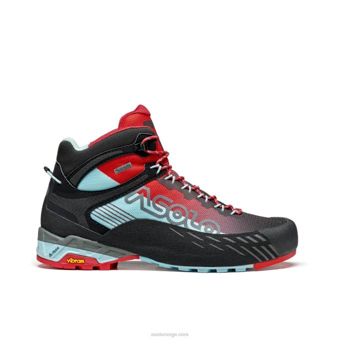 nei Asolo eldo mid gv kvinner celadon/valmuerød 8BH2139