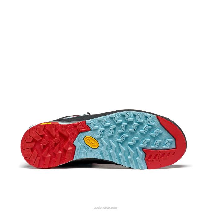 nei Asolo eldo mid gv kvinner celadon/valmuerød 8BH2139