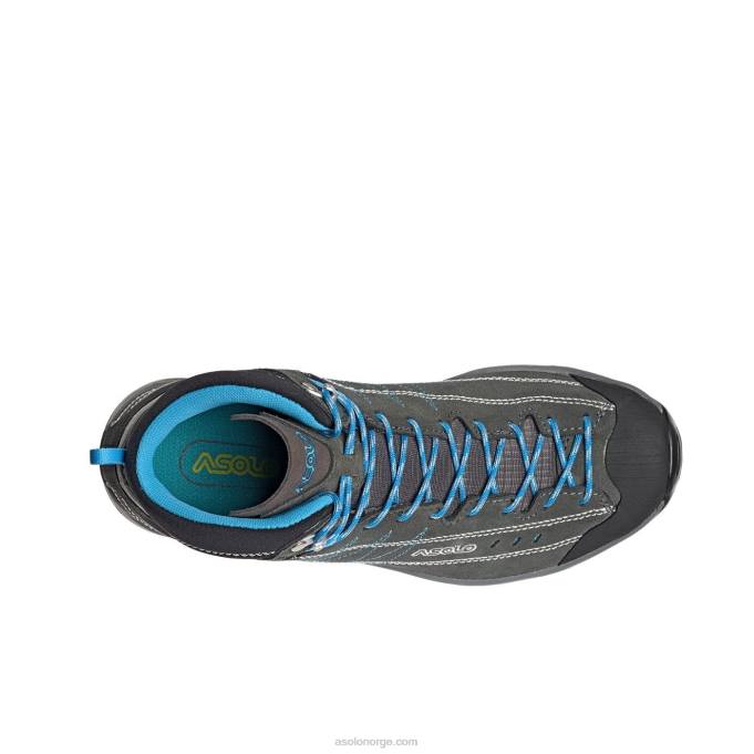 nei Asolo nukleon midt gv kvinner grafitt/sølv/cyanblått 8BH214
