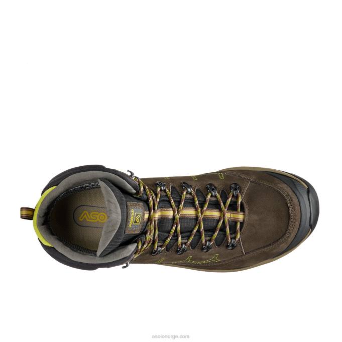 nei Asolo falcon evo nbk gv menn mørk brun/lime 8BH2108