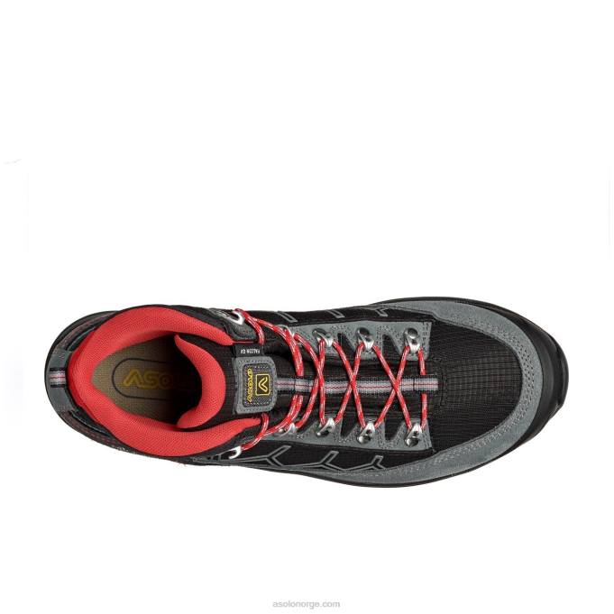 nei Asolo falk gv menn grå/svart 8BH284