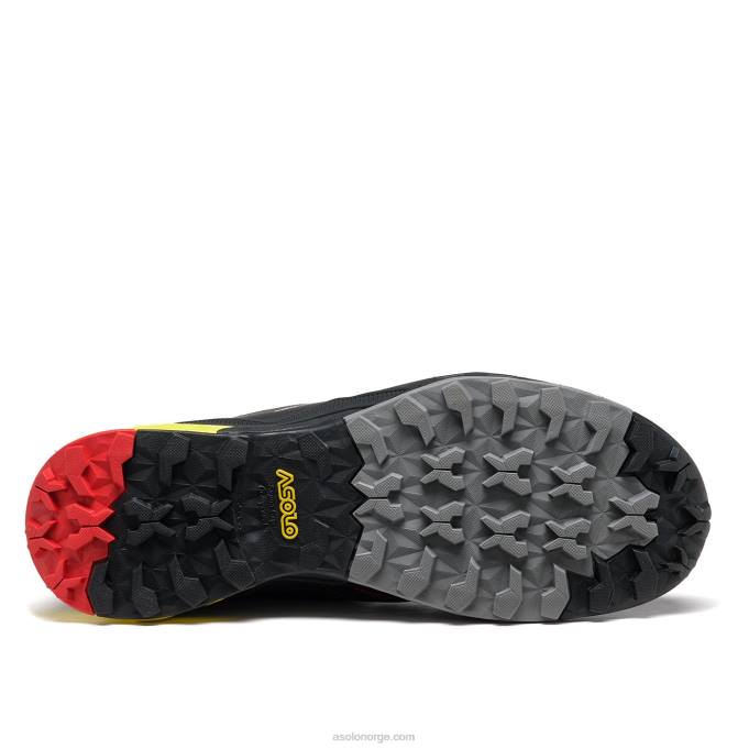 nei Asolo softrock menn svart/gul 8BH297