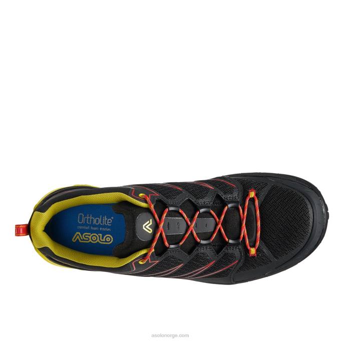 nei Asolo softrock menn svart/gul 8BH297